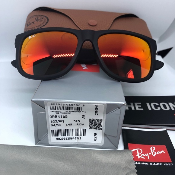 ray ban justin orange